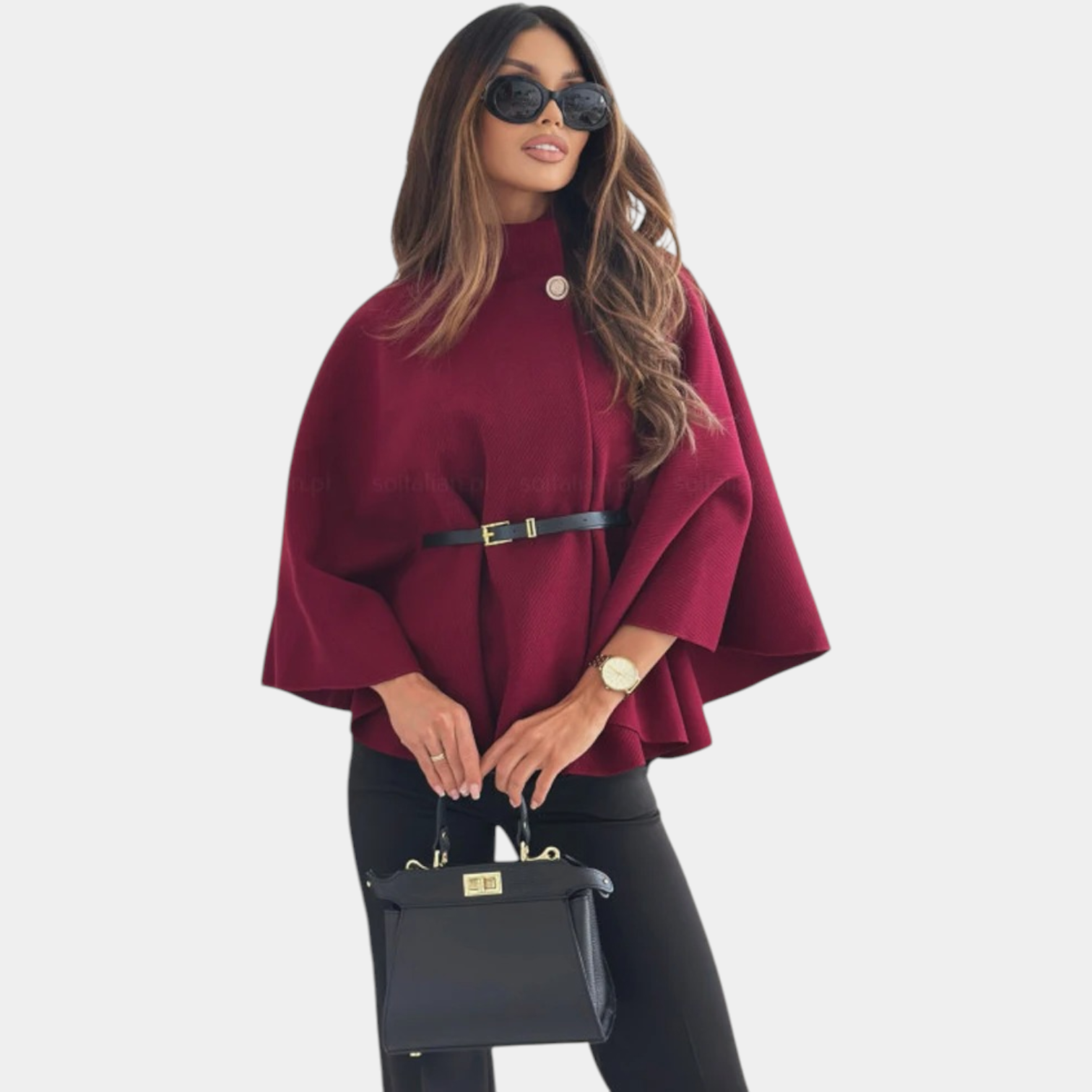 ERIKA - CHIC BUTTERFLY BELTED JACKET