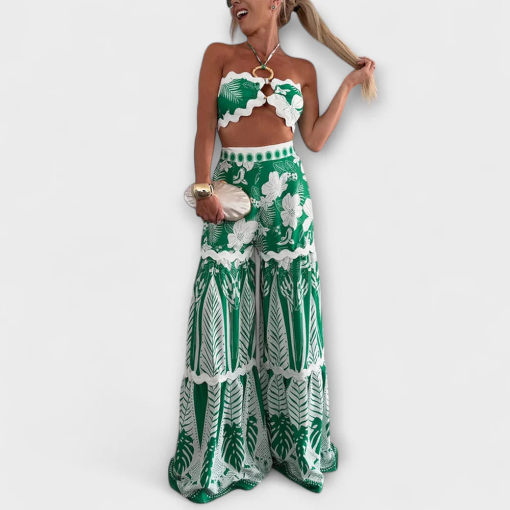 ESMERALDA HALTER SET