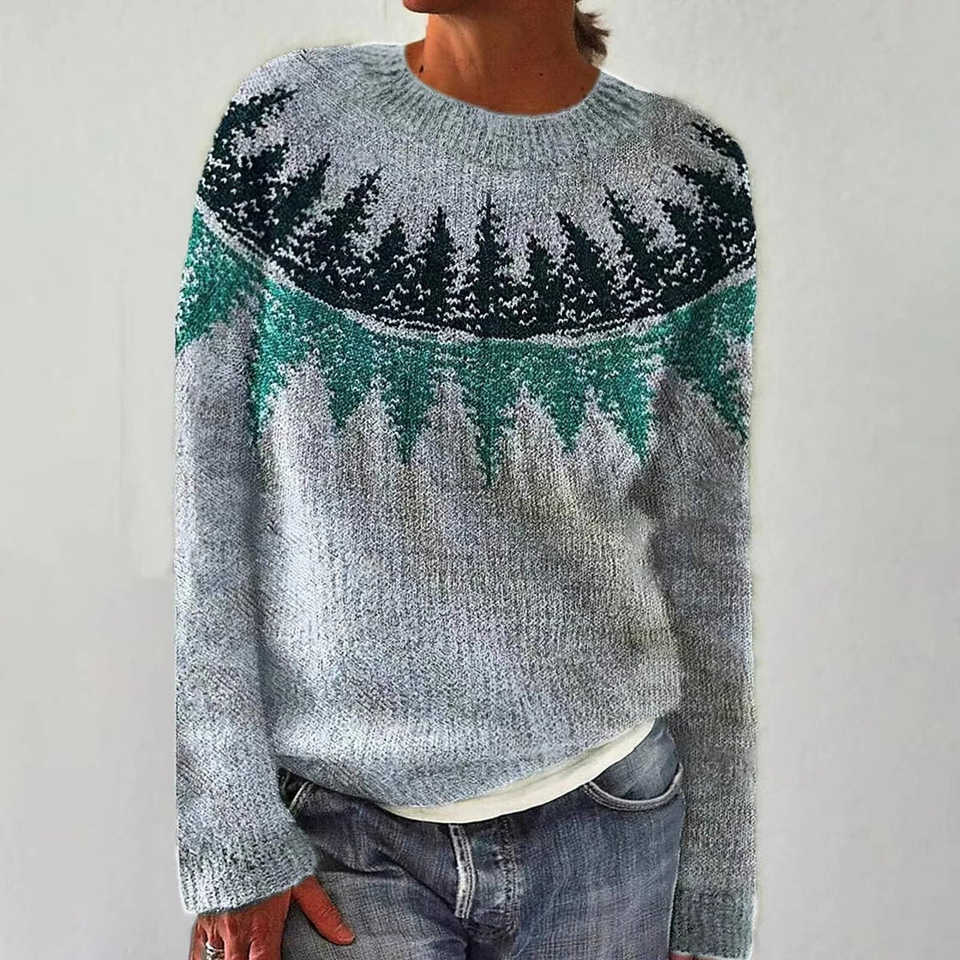 SWETLANA - RETRO WINTER KNITTED SWEATER