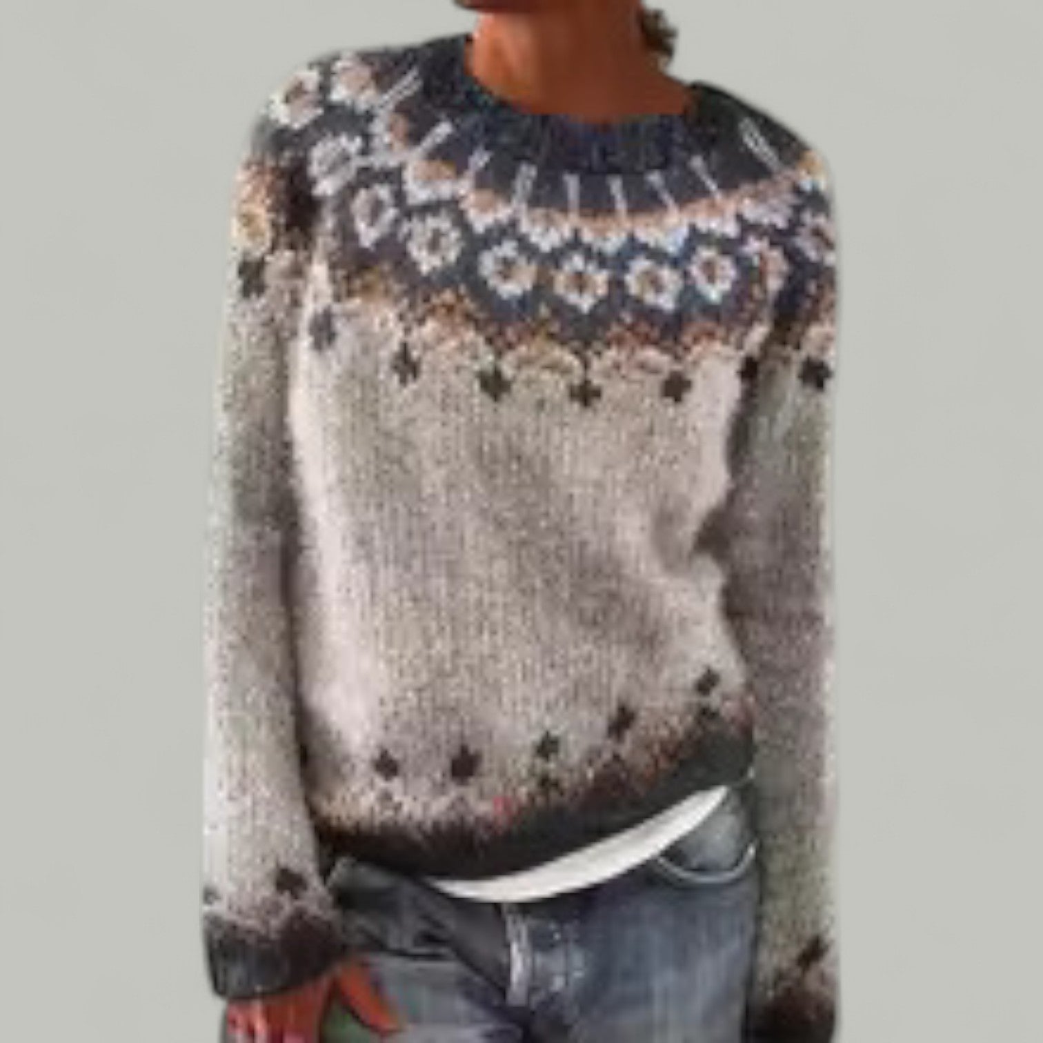 REBECCA - RETRO WINTER KNITTED SWEATER