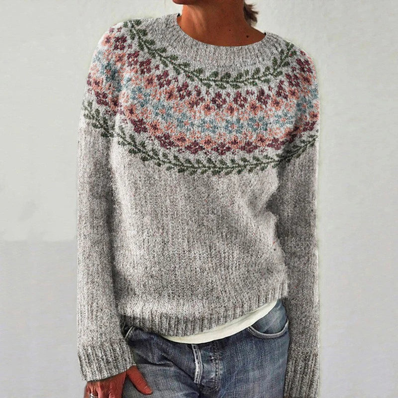 INGA - RETRO WINTER KNITTED SWEATER