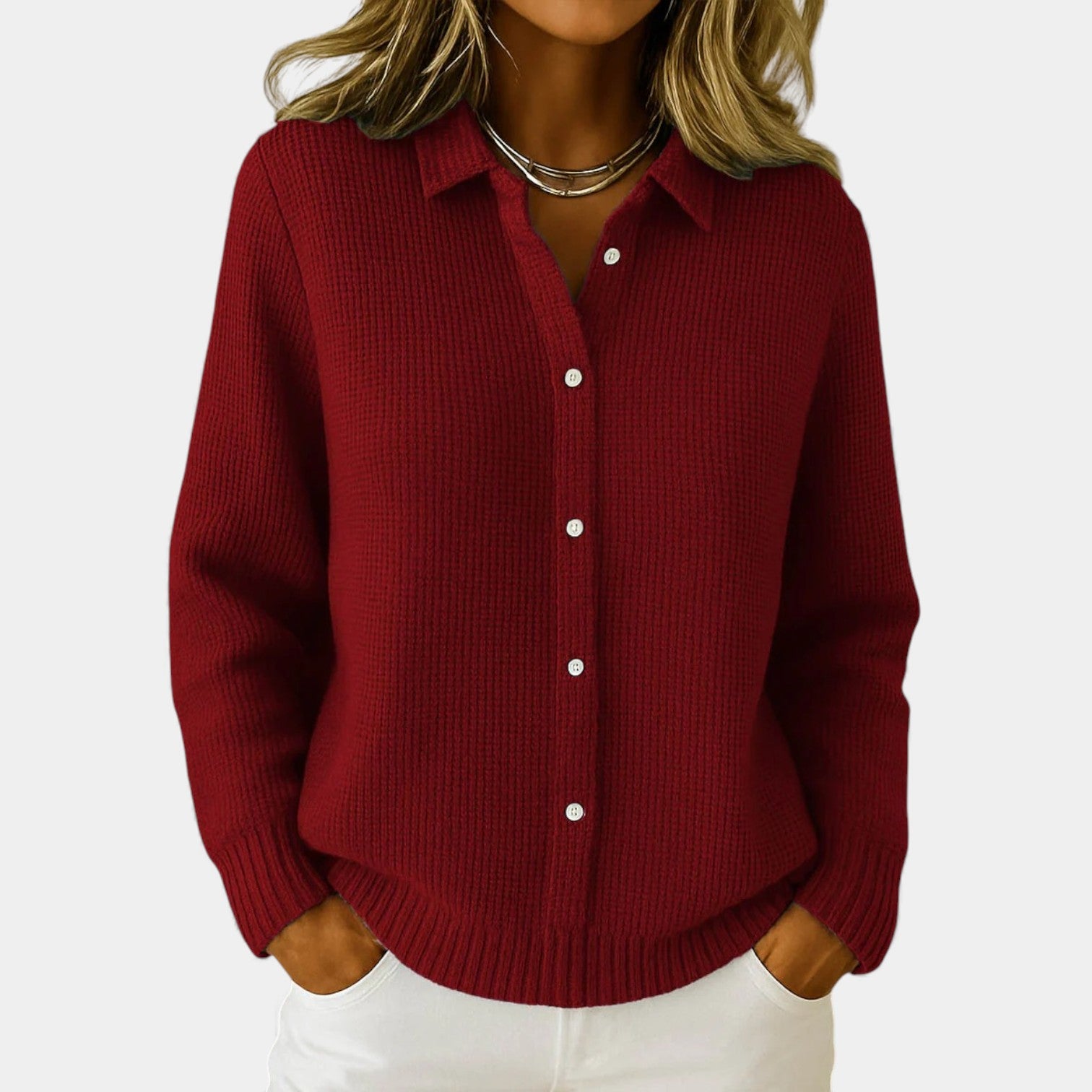 MAEVE™ - COZY WINTER BUTTON-UP CARDIGAN