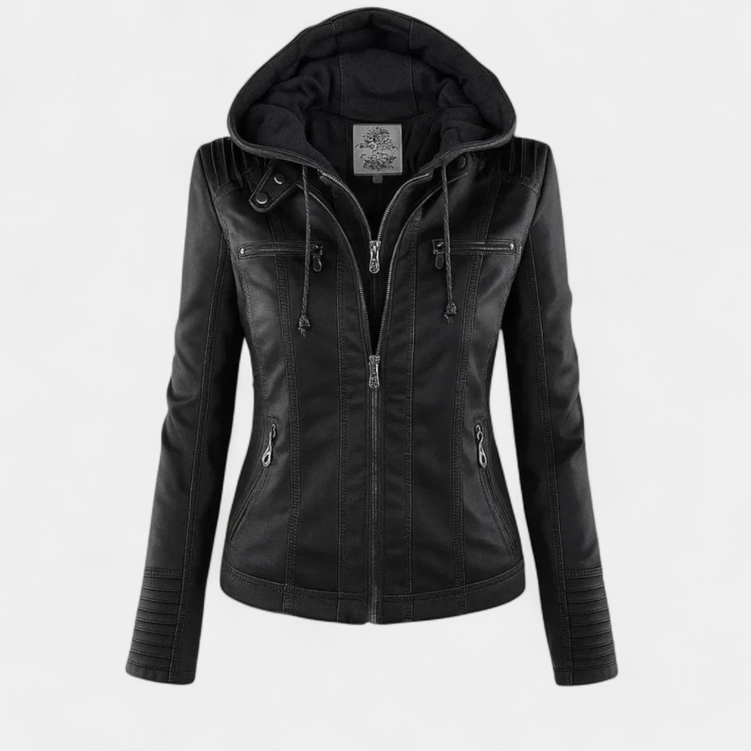 TIANA™ - CHIC WEATHERPROOF EVERYDAY LEATHER JACKET