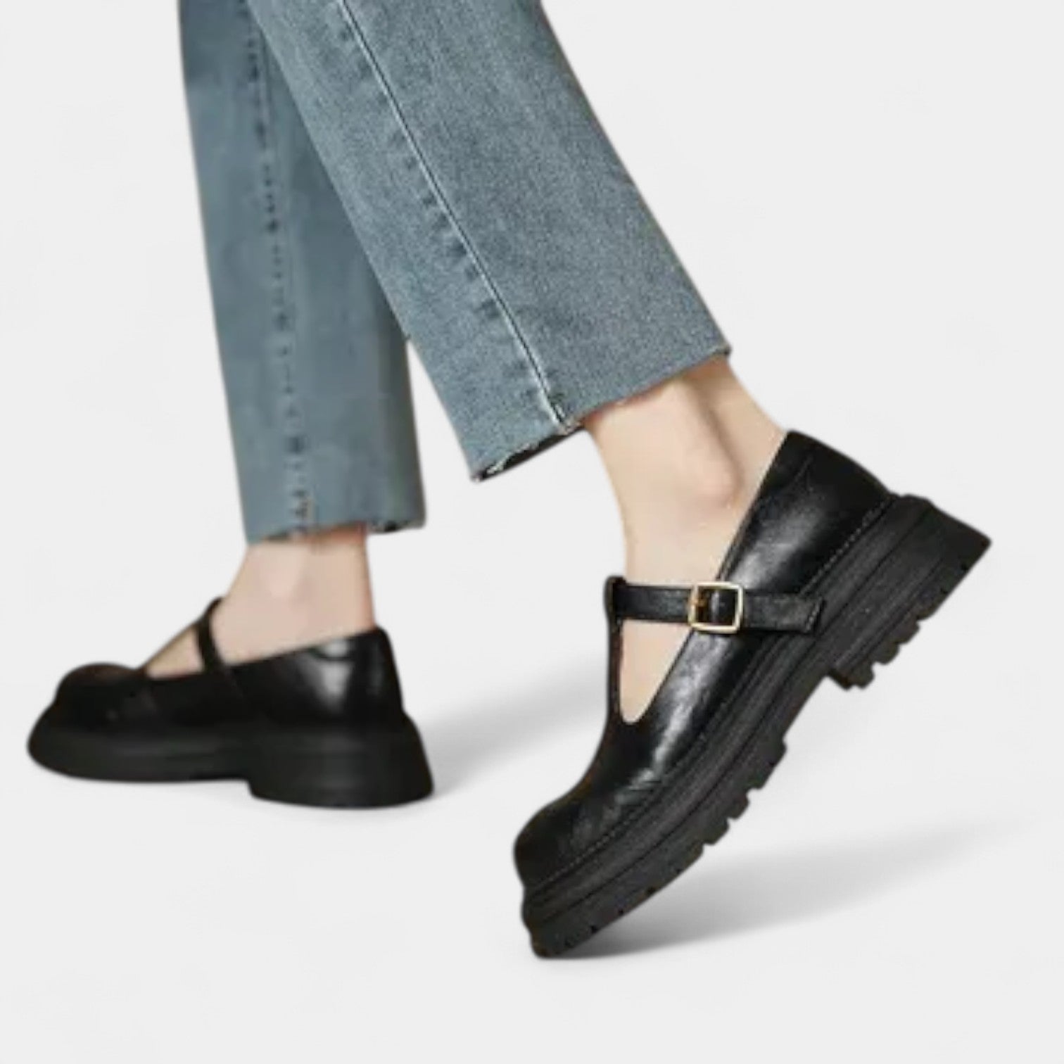 MARIANA PLATFORM LEATHER SHOES