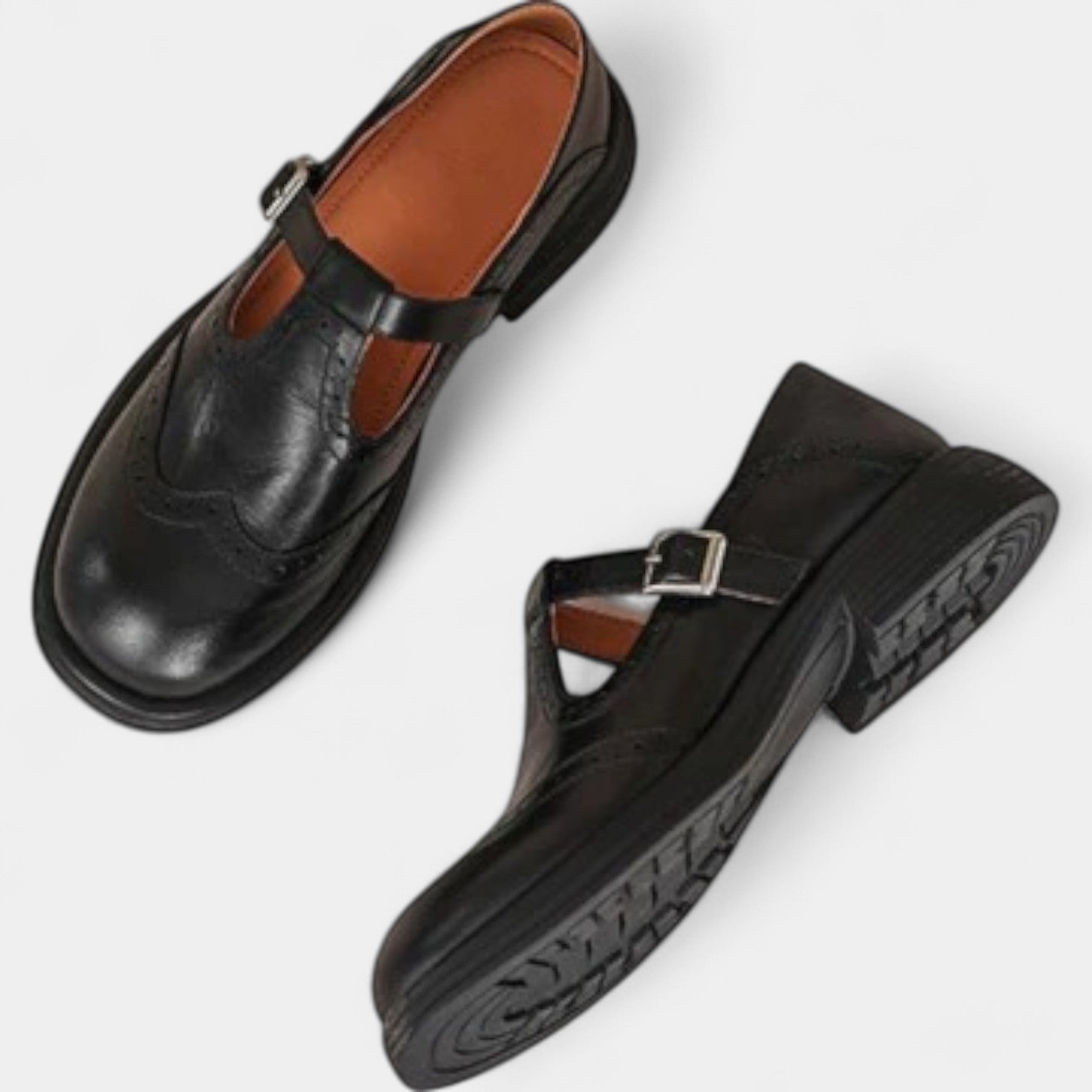 MARIANA PLATFORM LEATHER SHOES