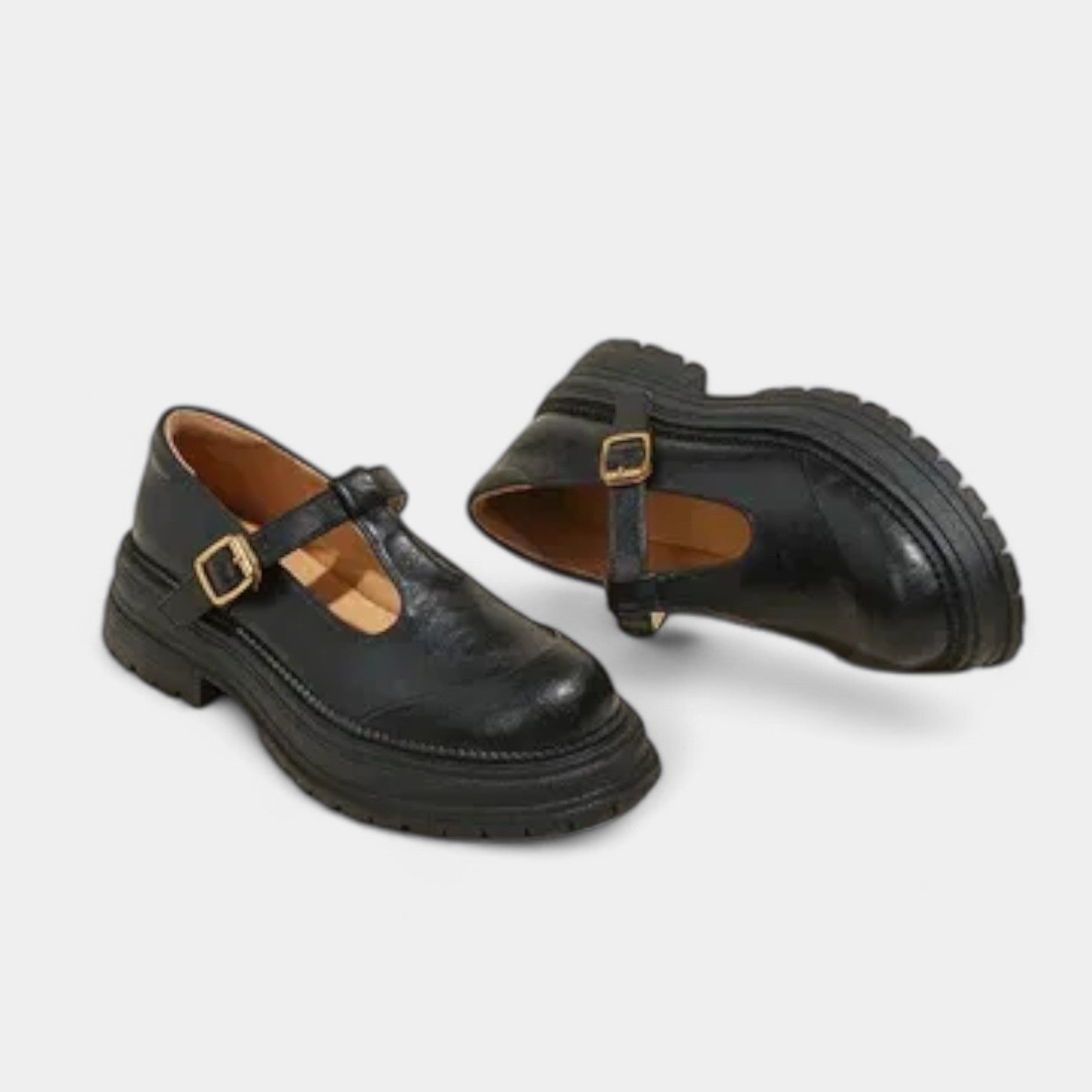 MARIANA PLATFORM LEATHER SHOES