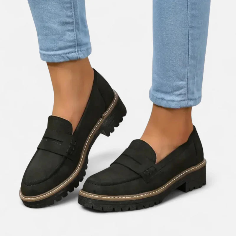SERAPHINE - ORTHOPEDIC PLATFORM COURT LOAFERS