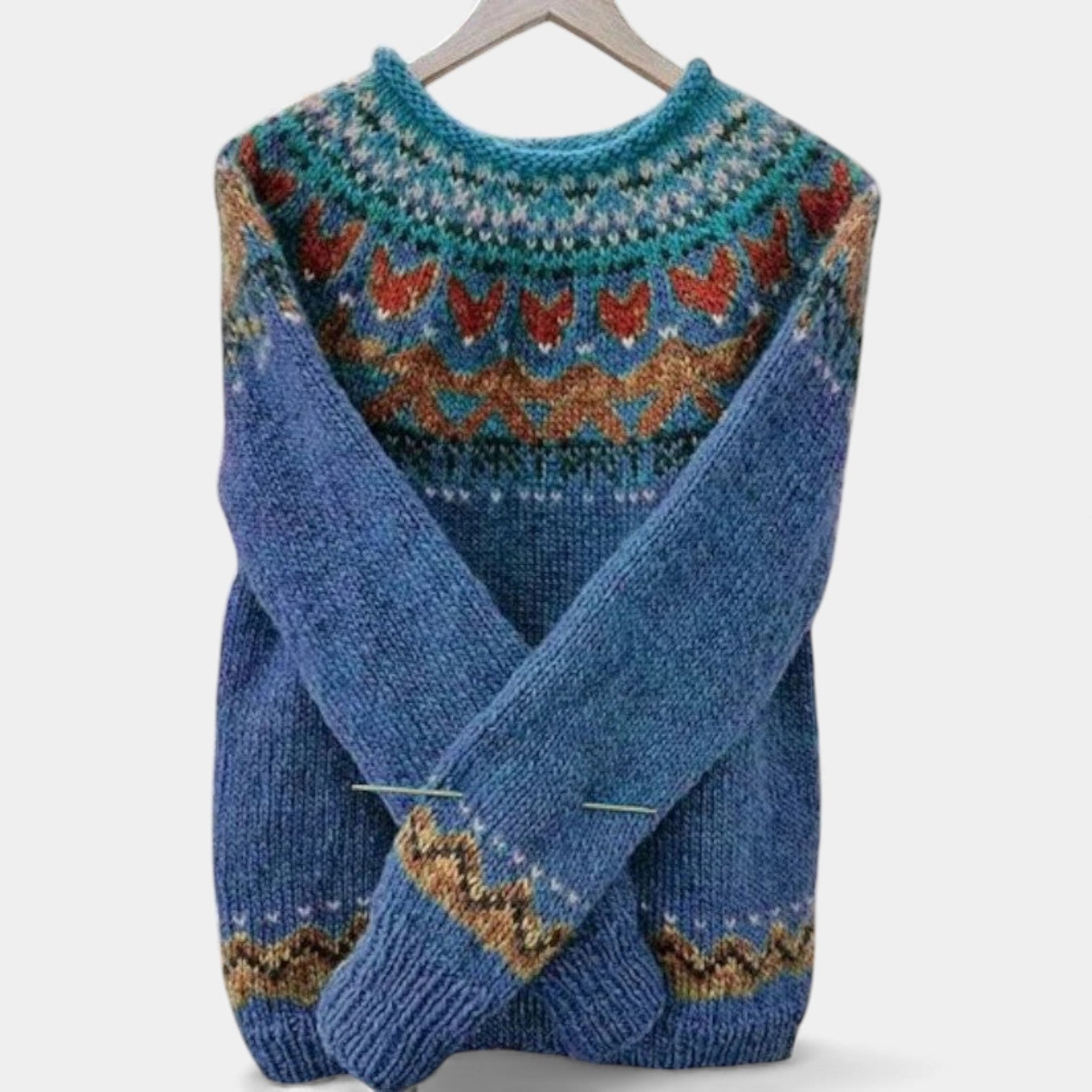 MARIAH - RETRO KNITTED COZY WINTER SWEATER