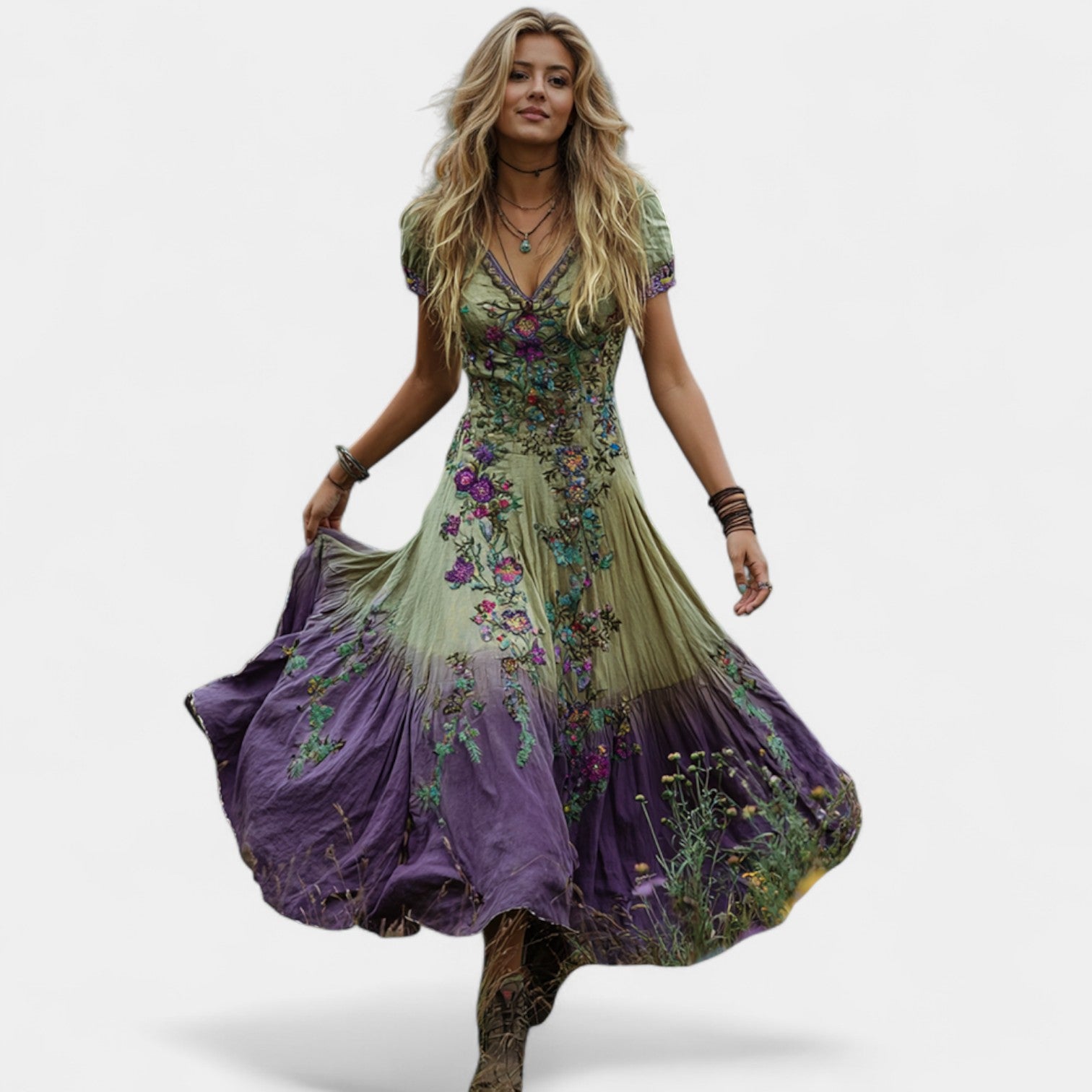 LOTTIE - FLORAL MIDI DRESS