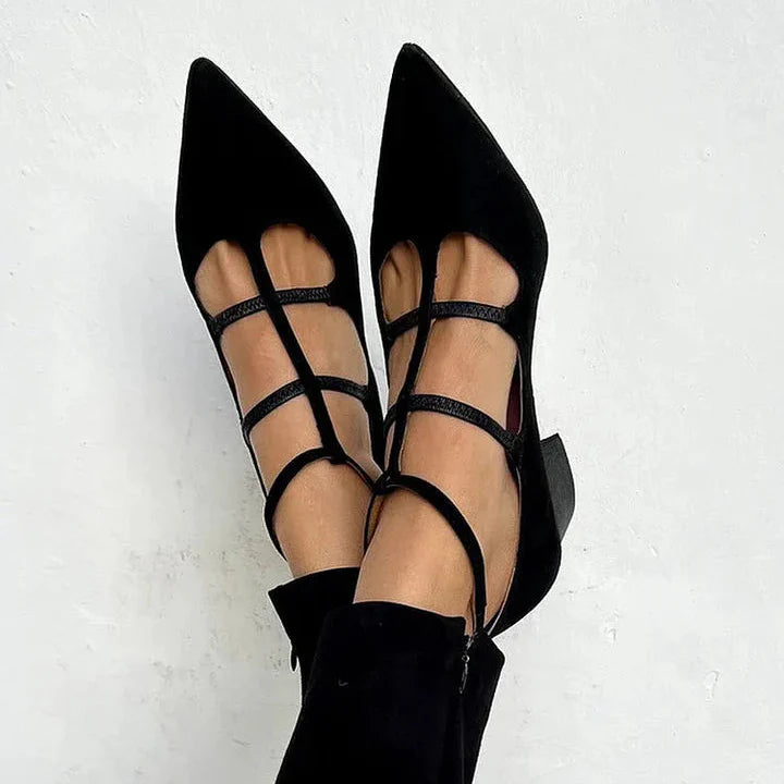 VIVIEN - ORTHOPEDIC ELEGANT POINTED BALLERINA SHOES | PREMIUM EDITION