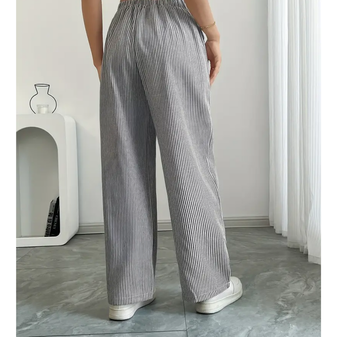 AMBER™ - ELEGANT DRAWSTRING WIDE-LEG PANTS