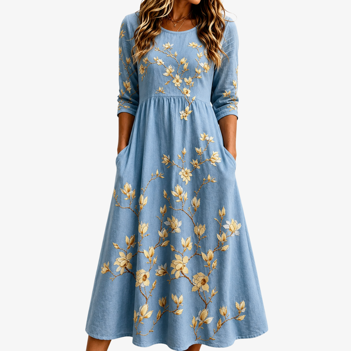 DELLA™ - ELEGANT SUMMER MIDI DRESS