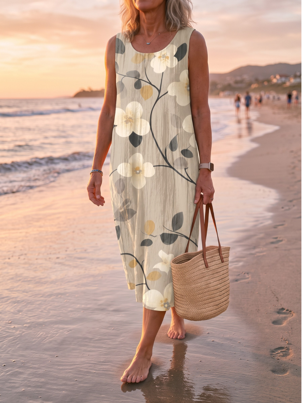 SUSAN™ - ELEGANT SLEEVELESS MIDI DRESS