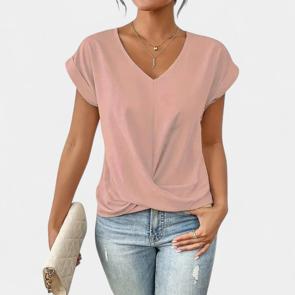 AMY V-NECK TOP