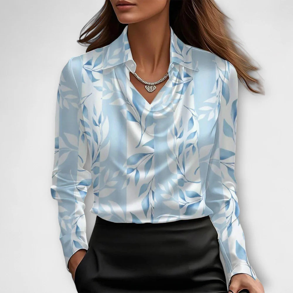 CHARLOTTE SATIN BLOUSE