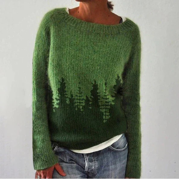 LISA - RETRO WINTER KNITTED SWEATER