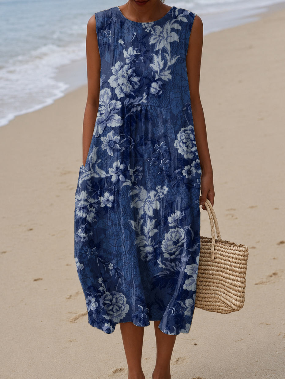 SADIE™ - ELEGANT COASTAL MIDI DRESS