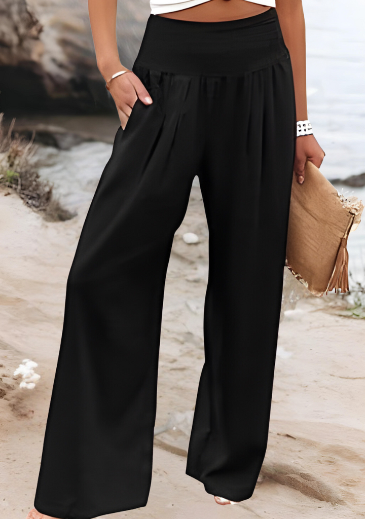 SUSAN™ - FLOWING WIDE LEG BEACH PANTS