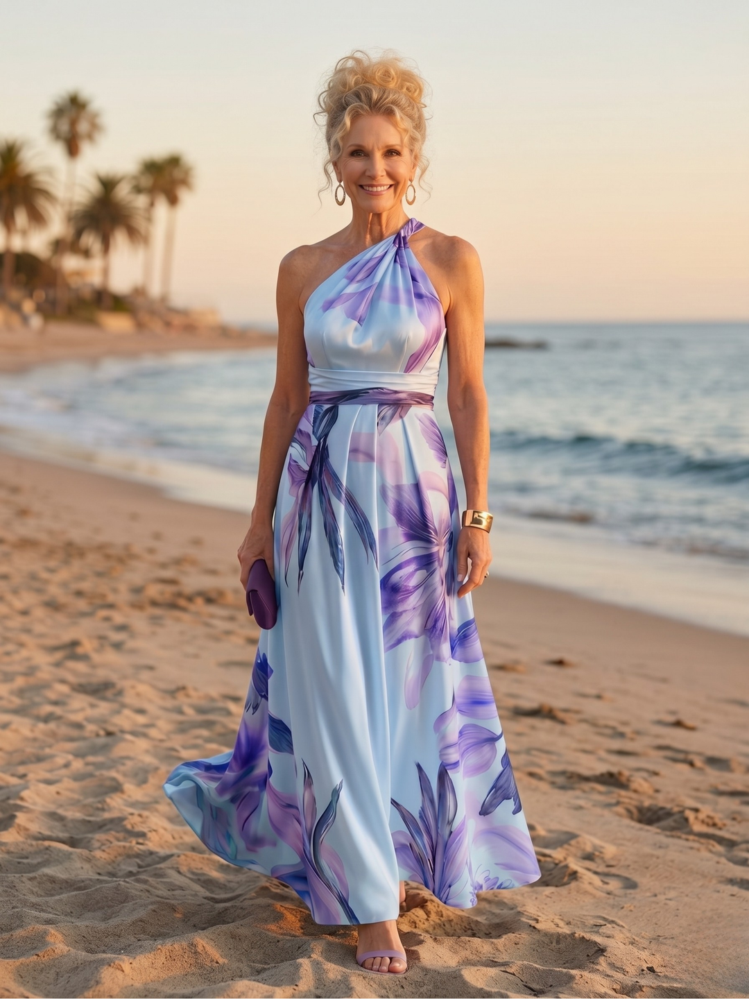 AMIEL™ - LIGHT FLORAL MAXI DRESS