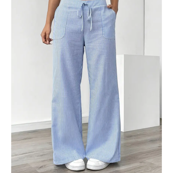 AMBER™ - ELEGANT DRAWSTRING WIDE-LEG PANTS