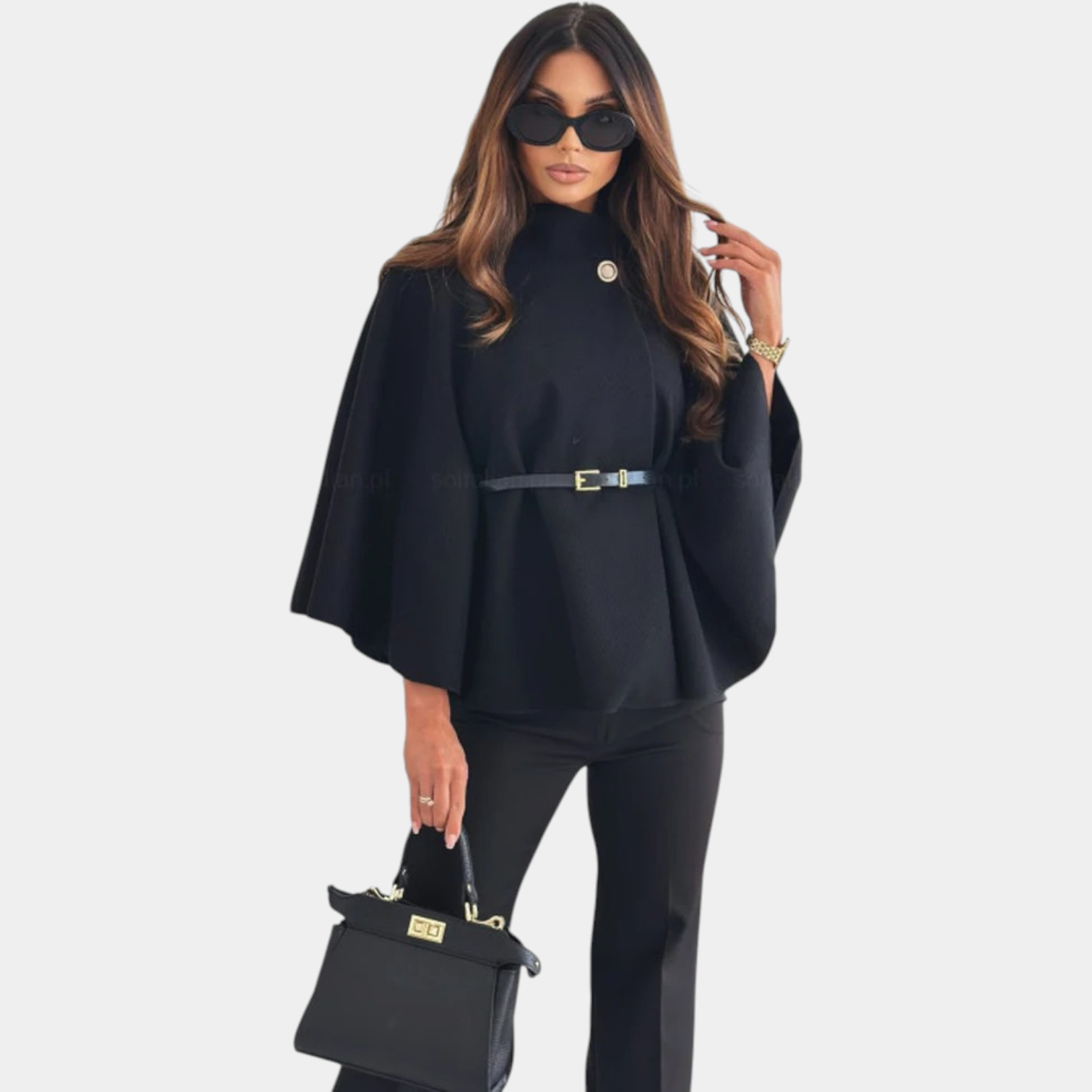 ERIKA - CHIC BUTTERFLY BELTED JACKET