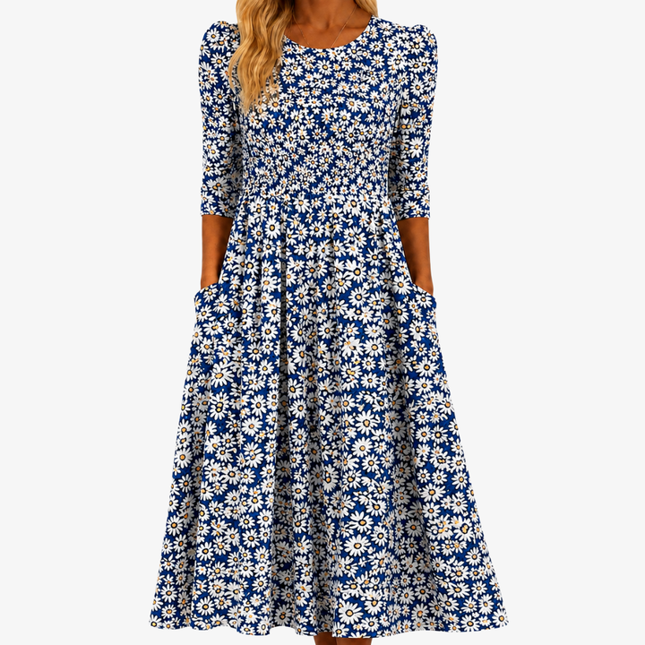 LOLA™ - ELEGANT FLORAL MAXI DRESS