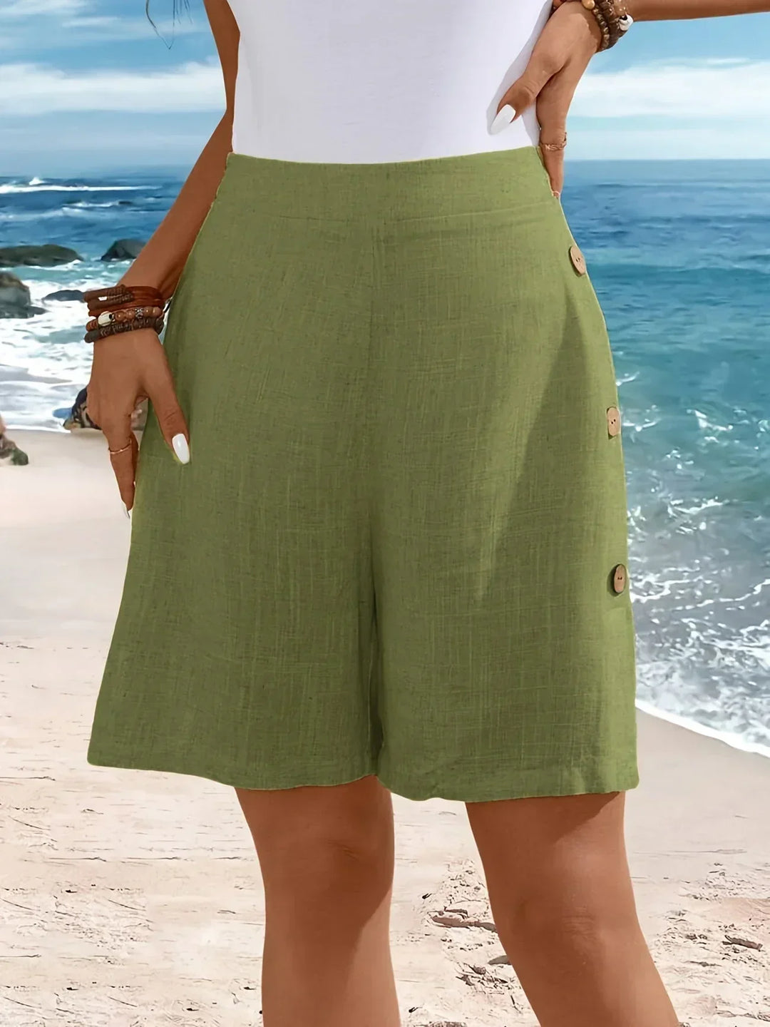 WHITNEY™ - DRAPED BREATHABLE SUMMER SHORTS