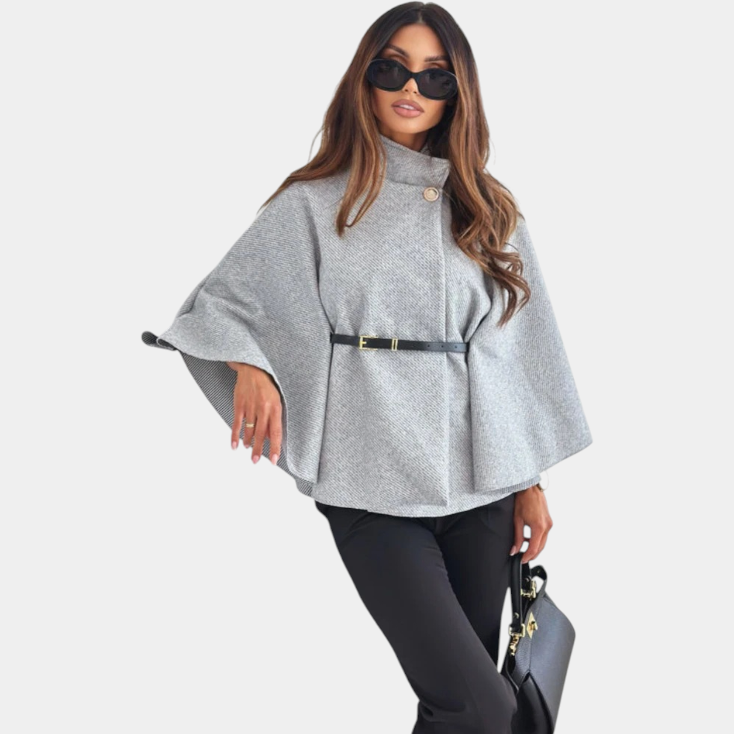 ERIKA - CHIC BUTTERFLY BELTED JACKET