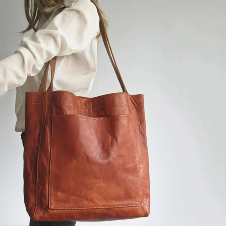 BRIELLE LEATHER HANDBAG