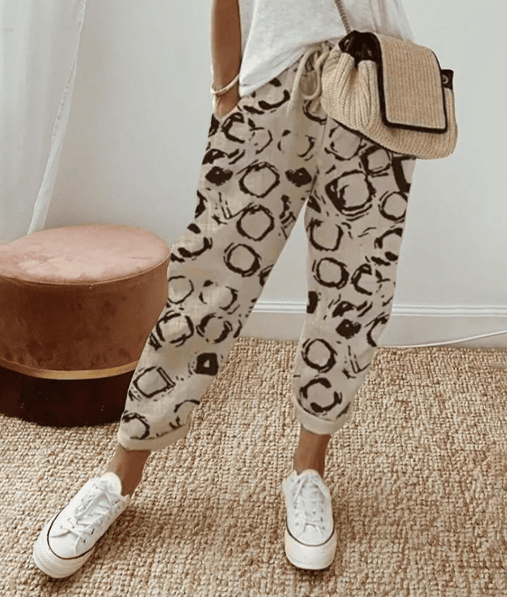 ELLE™ - FLATTERING BREATHABLE DRAWSTRING PANTS