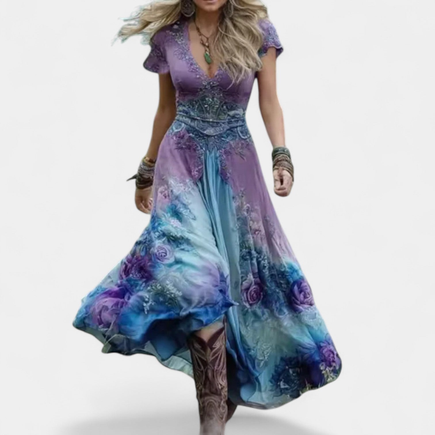 LOTTIE - FLORAL MIDI DRESS