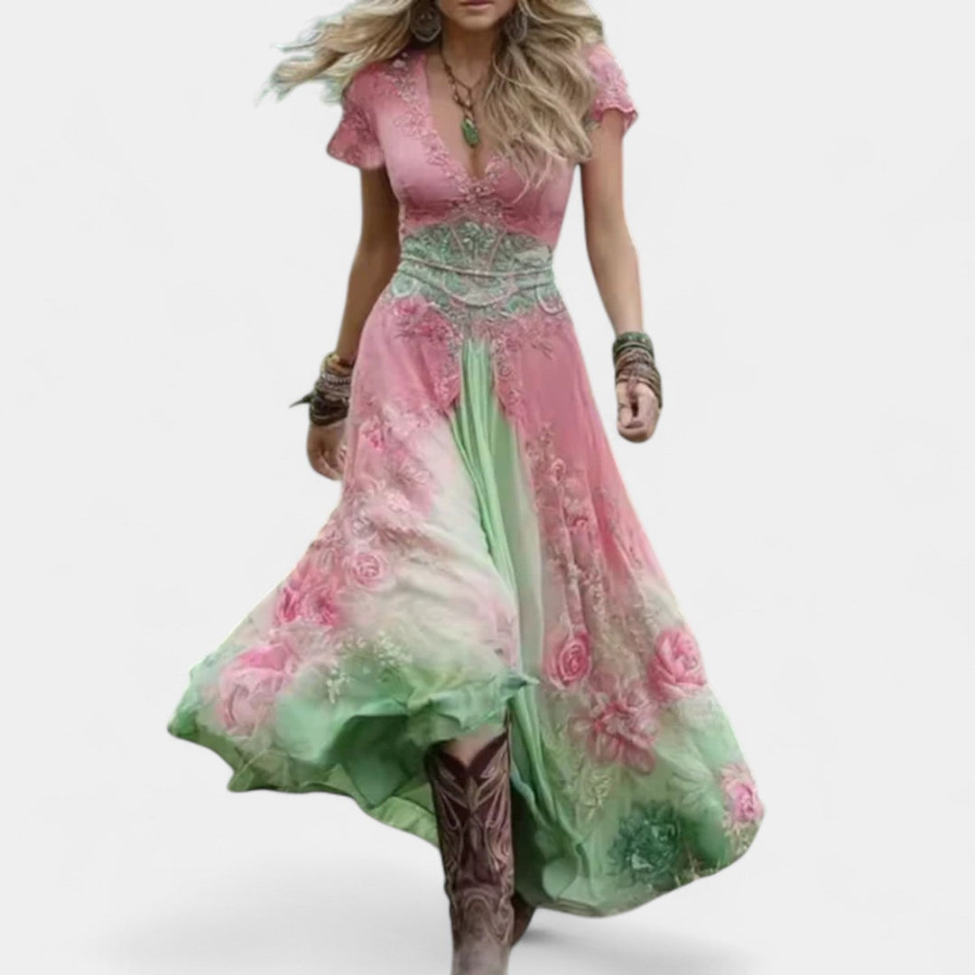 LOTTIE - FLORAL MIDI DRESS