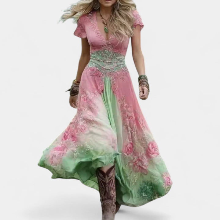 LOTTIE - FLORAL MIDI DRESS