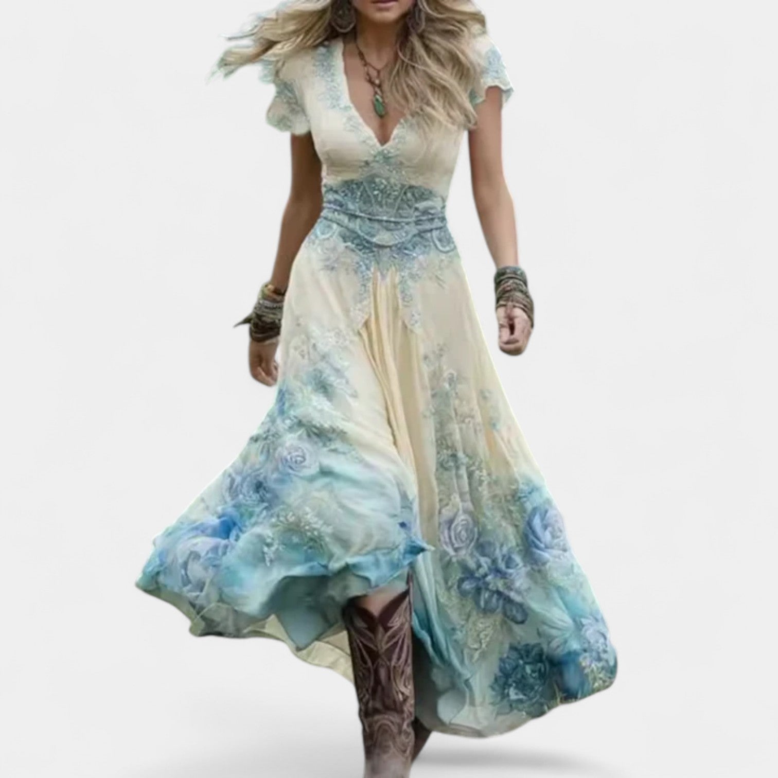 LOTTIE - FLORAL MIDI DRESS