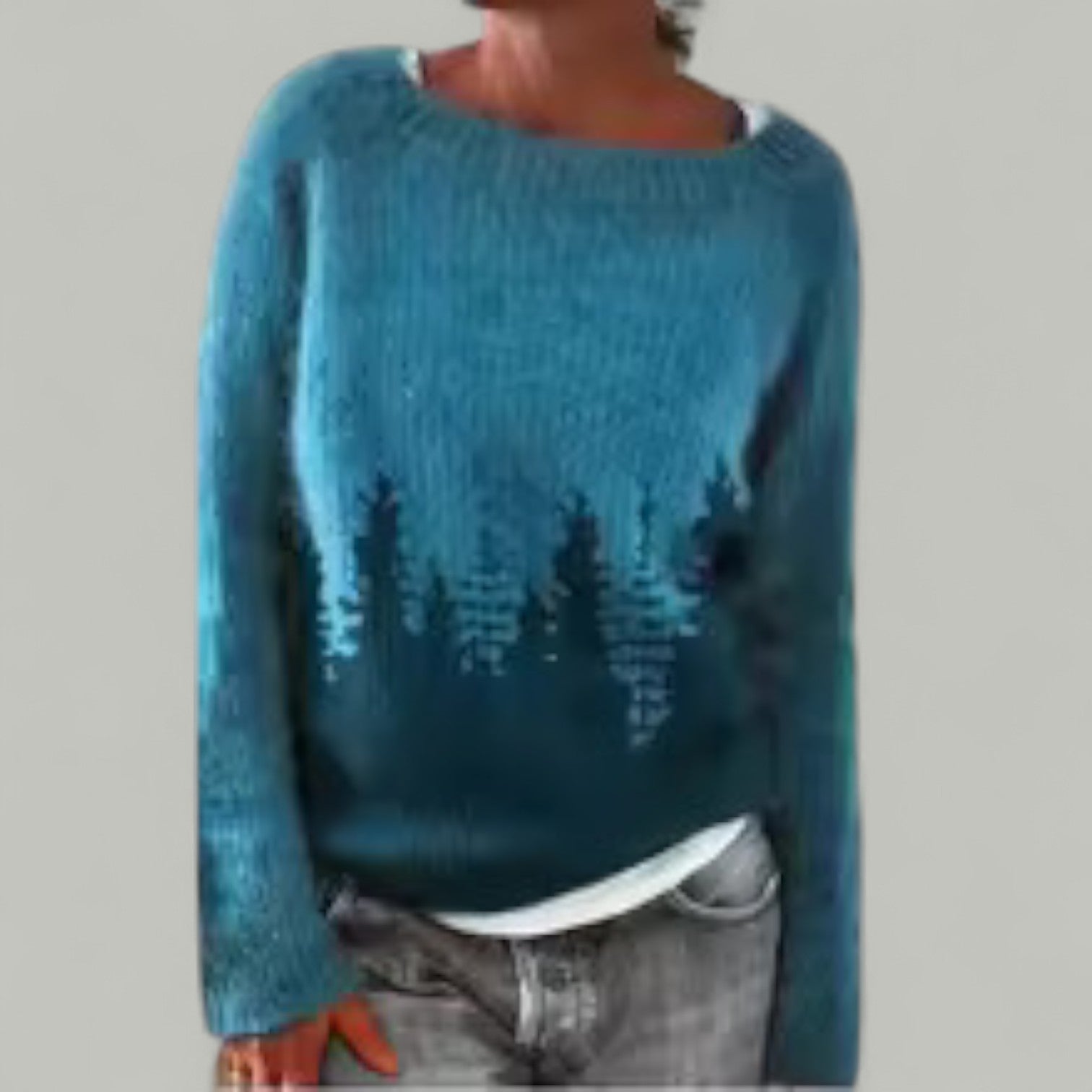 KIARA - RETRO WINTER KNITTED SWEATER