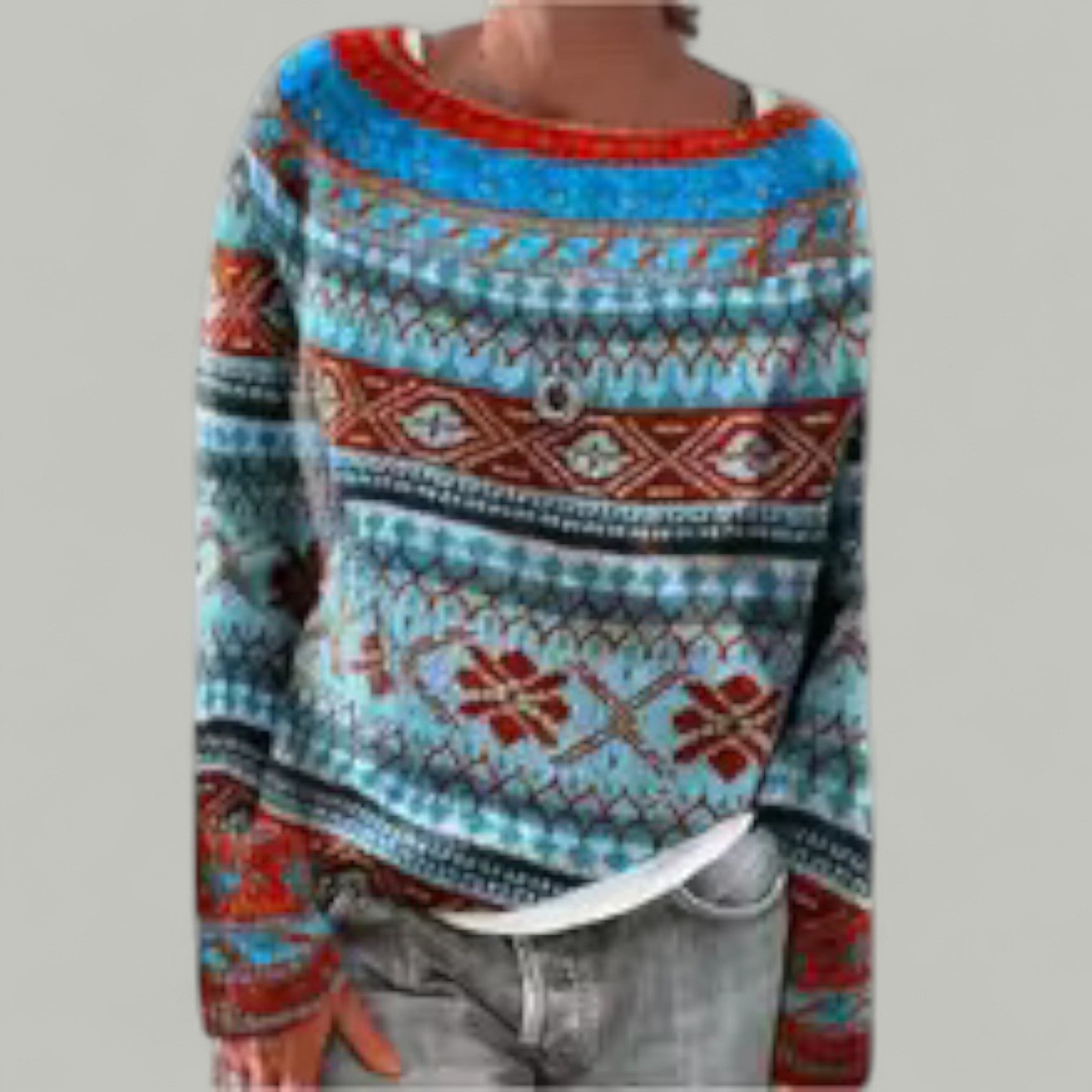 MARTHA - RETRO WINTER KNITTED SWEATER