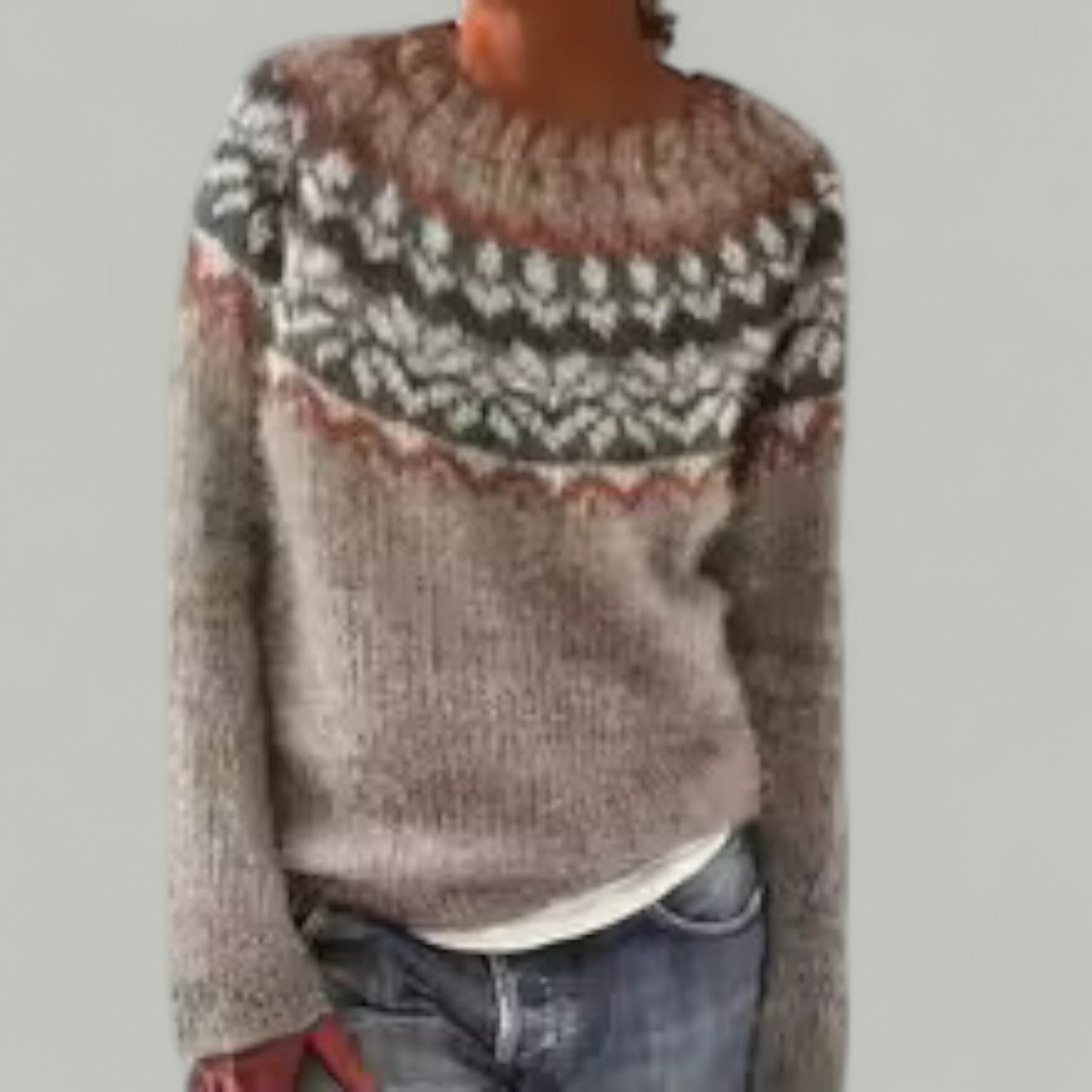 KARIS - RETRO WINTER KNITTED SWEATER