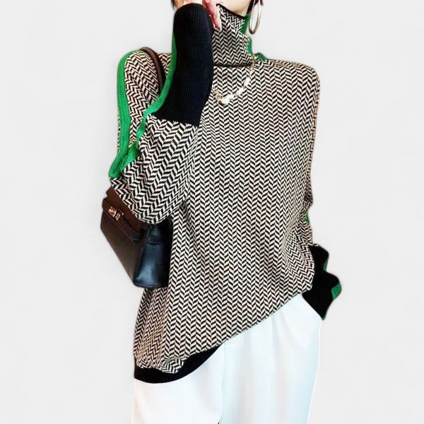 VIKTORIA - KNITTED TURTLENECK SWEATER