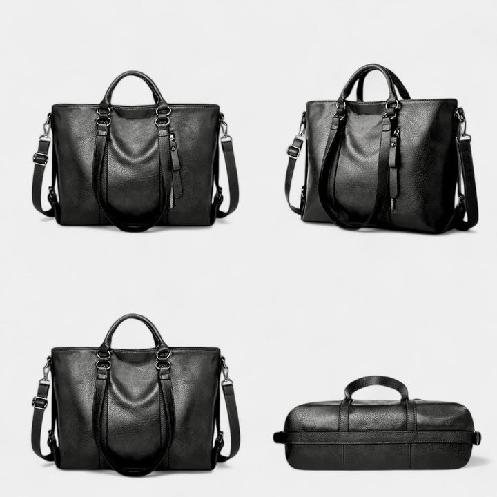 NADIA OVERSIZED LEATHER BAG