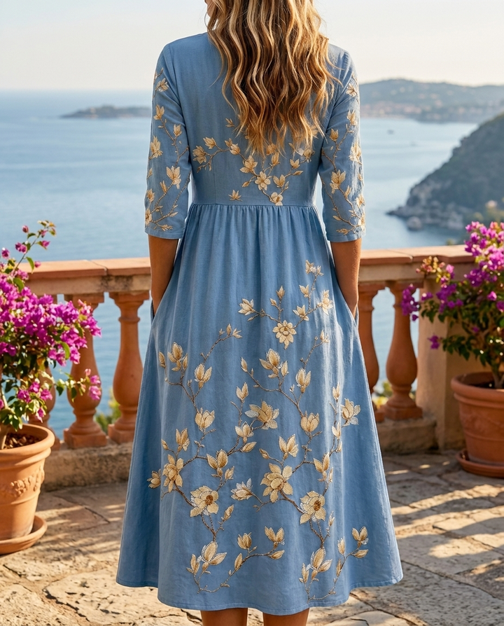 DELLA™ - ELEGANT SUMMER MIDI DRESS