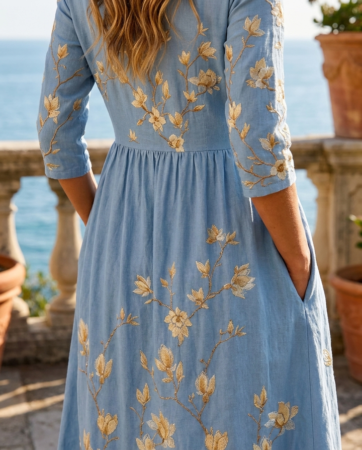 DELLA™ - ELEGANT SUMMER MIDI DRESS