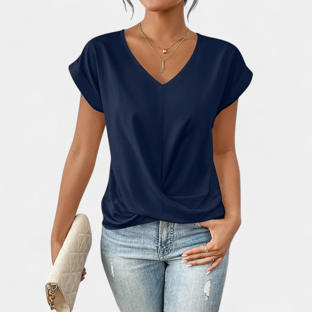 AMY V-NECK TOP