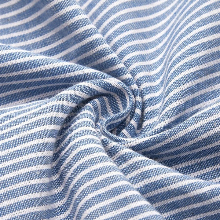 BRIENNE™ - ELEGANT STRIPED MIDI DRESS