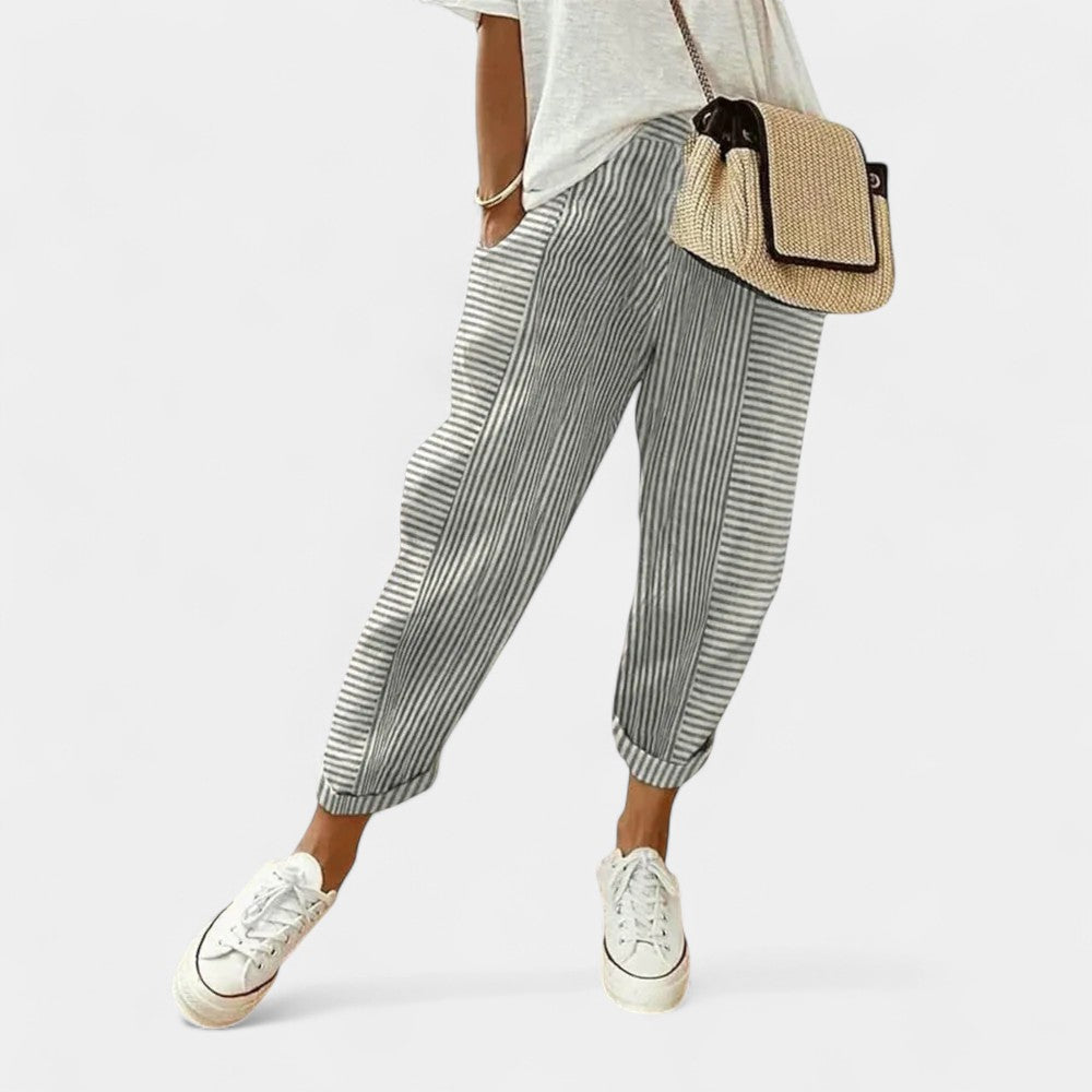 SANDRA STRIPED PANTS