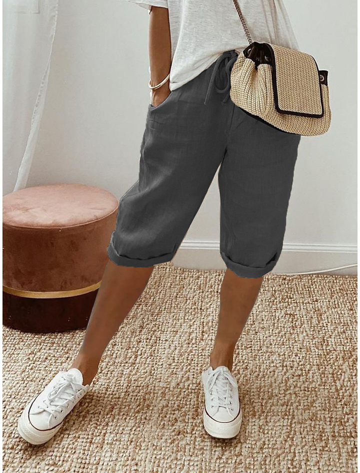 ANNE™ - RELAXED CASUAL CAPRI SHORTS