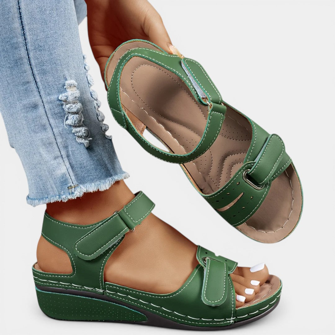 MARGOT™ - ORTHOPEDIC OPEN TOE LEATHER SANDALS