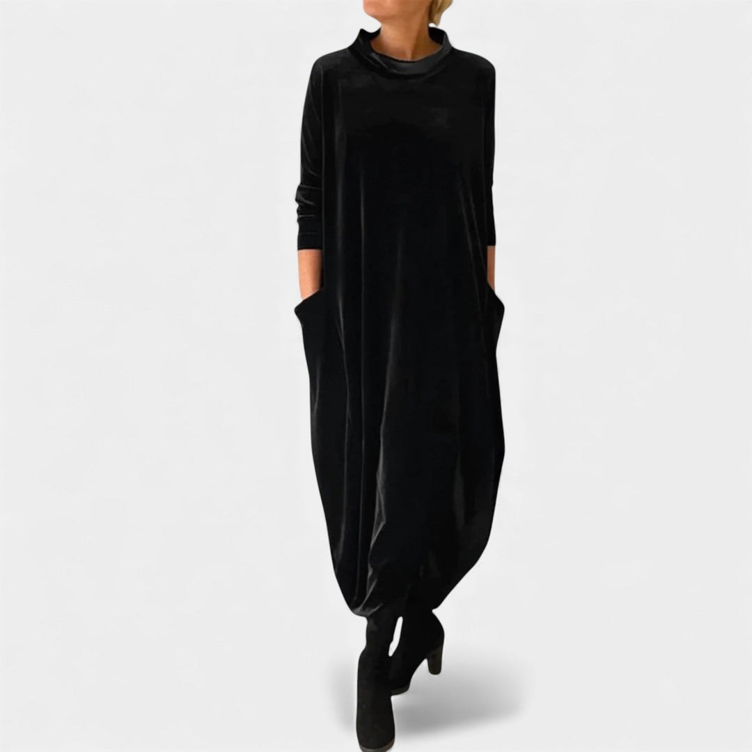 DEBORAH™ - VELVET ELEGANT MAXI DRESS