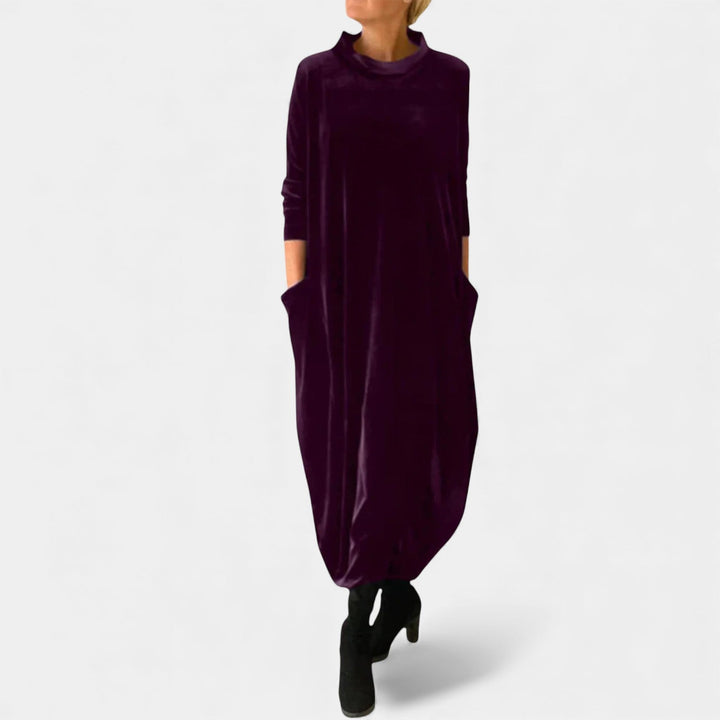 DEBORAH™ - VELVET ELEGANT MAXI DRESS