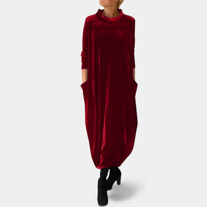 DEBORAH™ - VELVET ELEGANT MAXI DRESS