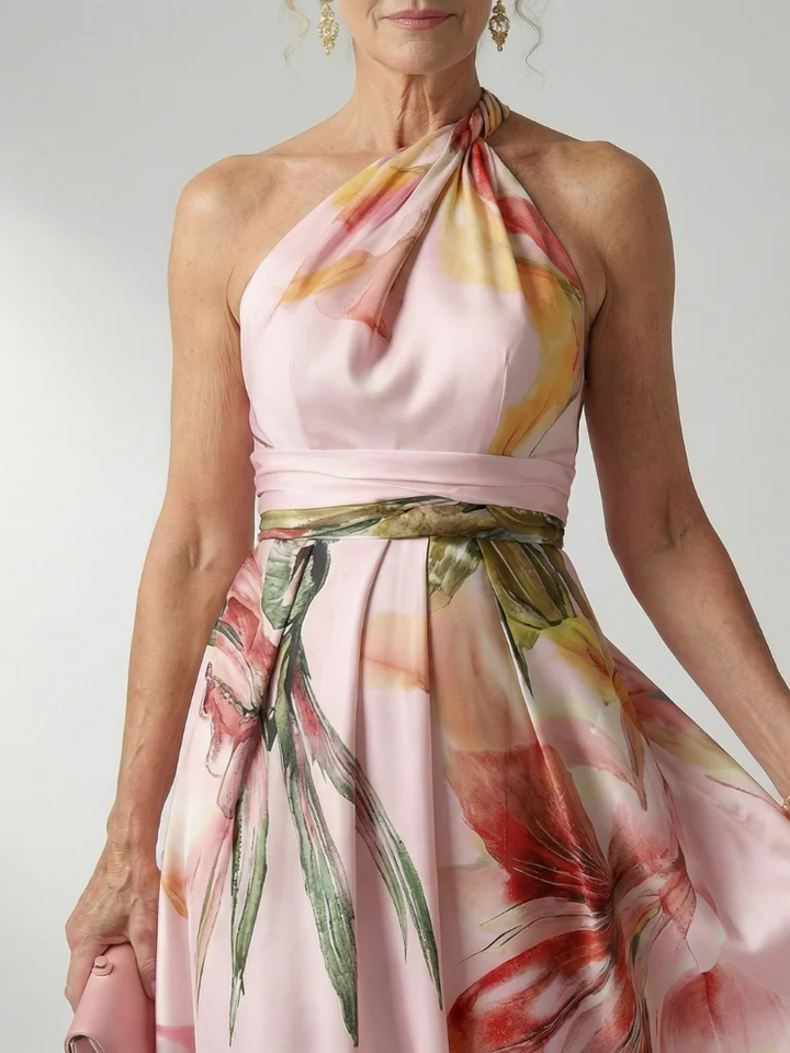 AMIEL™ - LIGHT FLORAL MAXI DRESS